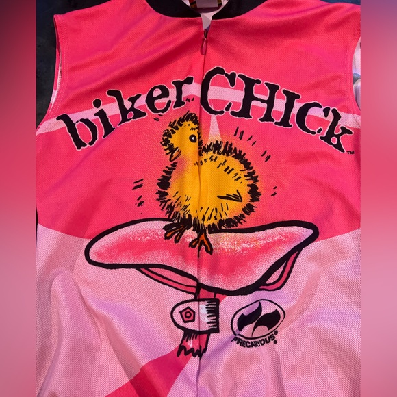 Biker Chic Cycle Jersey CUTE Med - Picture 3 of 4
